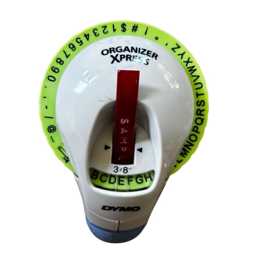 DYMO Organizer Xpress Embossing Label Maker 12965 w/ Red Tape Roll – Tested